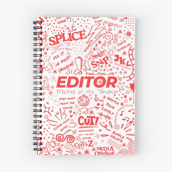Item preview, EDITOR - Doodle Typography Design (Red) designed and sold by jkleditor.