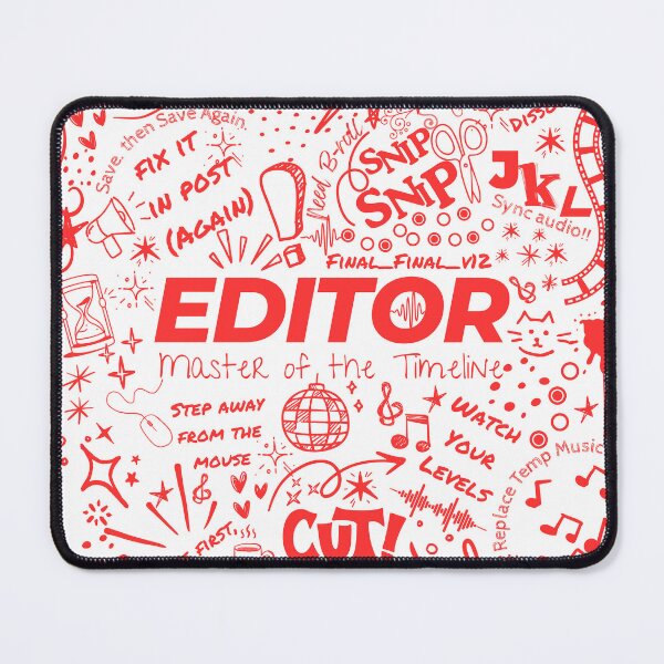 Item preview, EDITOR - Doodle Typography Design (Red) designed and sold by jkleditor.