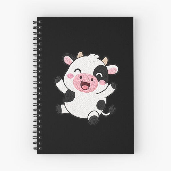 Item preview, Happy Cow Embroidery Patch | Cute Kawaii Cow Design designed and sold by ColorSplash123.