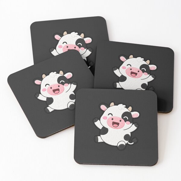 Item preview, Happy Cow Embroidery Patch | Cute Kawaii Cow Design designed and sold by ColorSplash123.