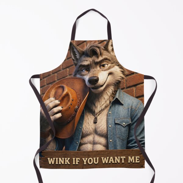 Item preview, Alpha Wolf Meme Wink If You want Me  designed and sold by ArtyLify.
