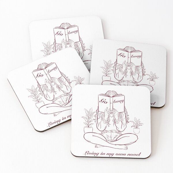 Item preview, Go Away Reading Girl Living In Own Novel designed and sold by Lunevalleyart.