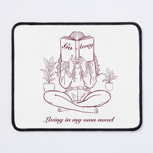 Item preview, Go Away Reading Girl Living In Own Novel designed and sold by Lunevalleyart.