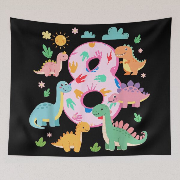 Item preview, 8th Birthday Dinosaur Lover T-Rex Rawr I Am 8 Years Old Boy designed and sold by Capisedo.