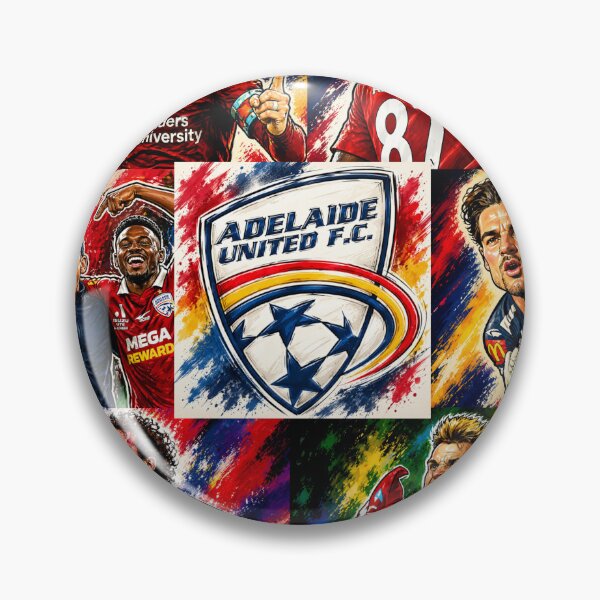 Artikelvorschau, Adelaide United 2026 entworfen und verkauft von Blokey Aarsevark.