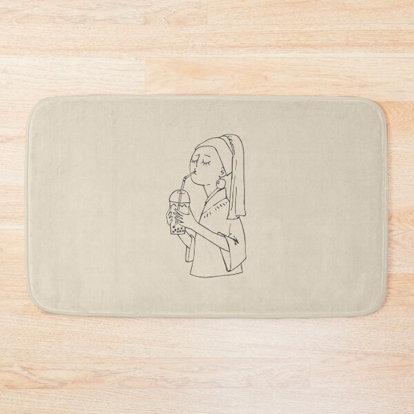 Item preview, Girl with a Pearl Earring and Bubble Tea designed and sold by SO-studio-art.