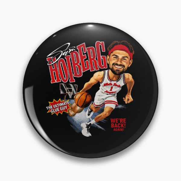 Item preview, Sam Hoiberg The Ultimate Glue Guy Basketball Player Caricature designed and sold by Pillowbull.