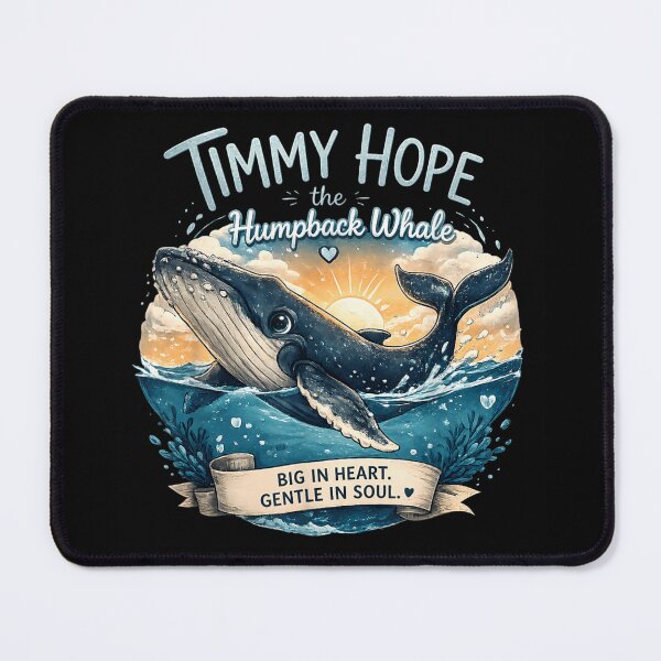 Item preview, Timmy Hope The Humpback Whale Big In Heart Gentle In Soul Ocean Art designed and sold by Capisedo.