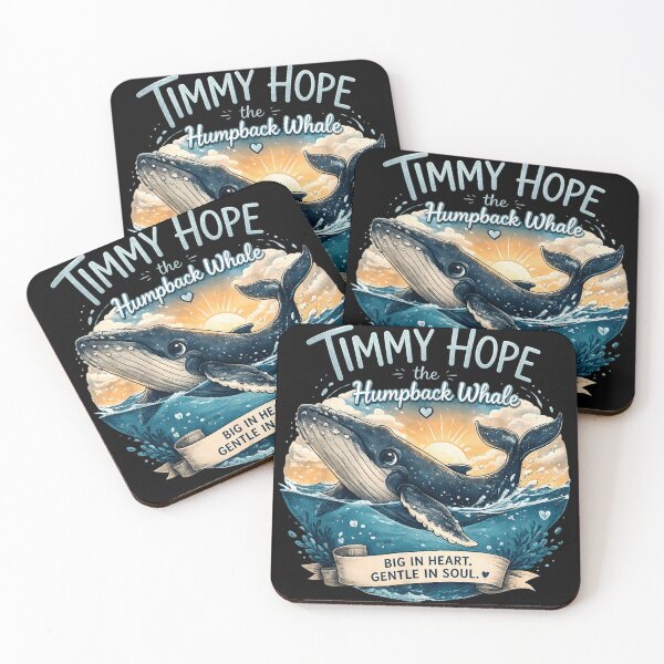 Item preview, Timmy Hope The Humpback Whale Big In Heart Gentle In Soul Ocean Art designed and sold by Capisedo.
