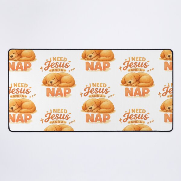 Item preview, Cute Puppy Christian Shirt – I Need Jesus And A Nap Funny Faith Tee designed and sold by ArtsBorn2Create.