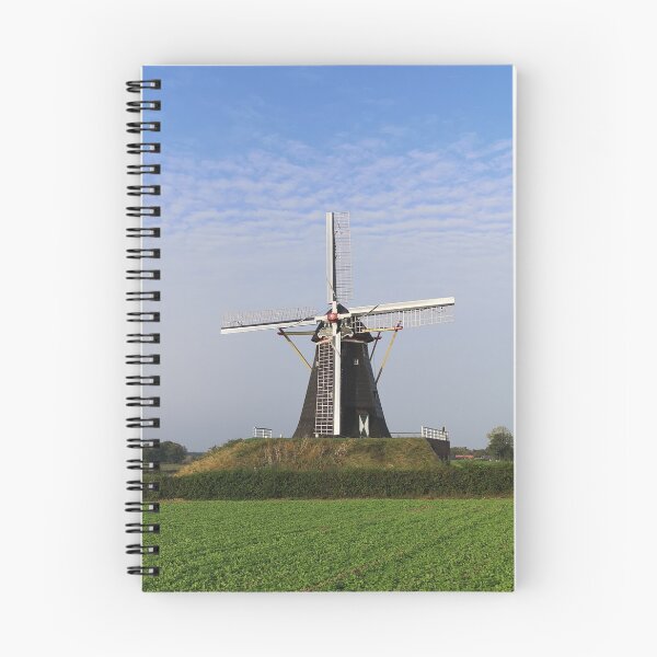 Item preview, Vintage Dutch Windmill Under Blue Sky designed and sold by Kainicram.