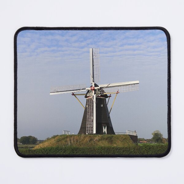 Item preview, Vintage Dutch Windmill Under Blue Sky designed and sold by Kainicram.