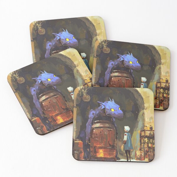 Item preview, The Alchemist's Blue Guardian - Clunky Steampunk designed and sold by bapupa.