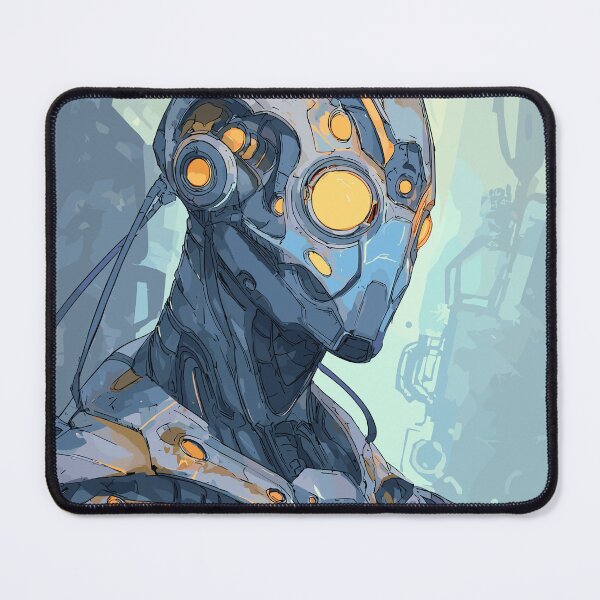 Item preview, The Gilded Sentinel - Futuristic Android designed and sold by bapupa.