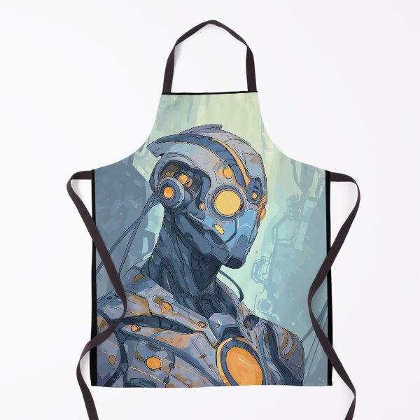 Item preview, The Gilded Sentinel - Futuristic Android designed and sold by bapupa.