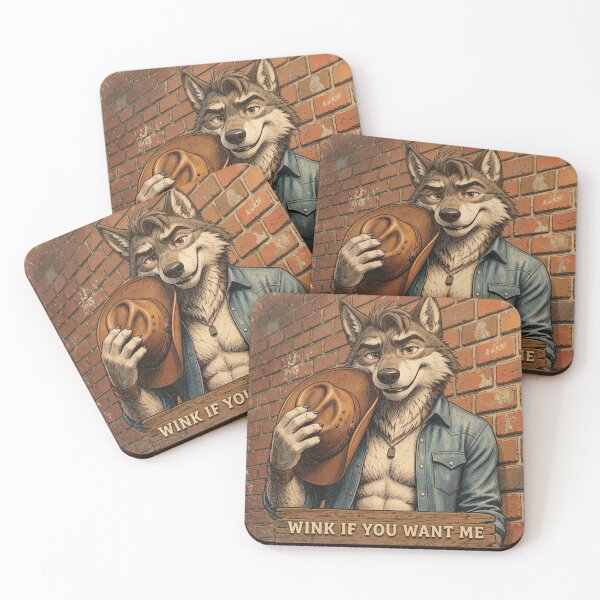 Item preview, Alpha Wolf Meme Wink If You want Me  designed and sold by ArtyLify.