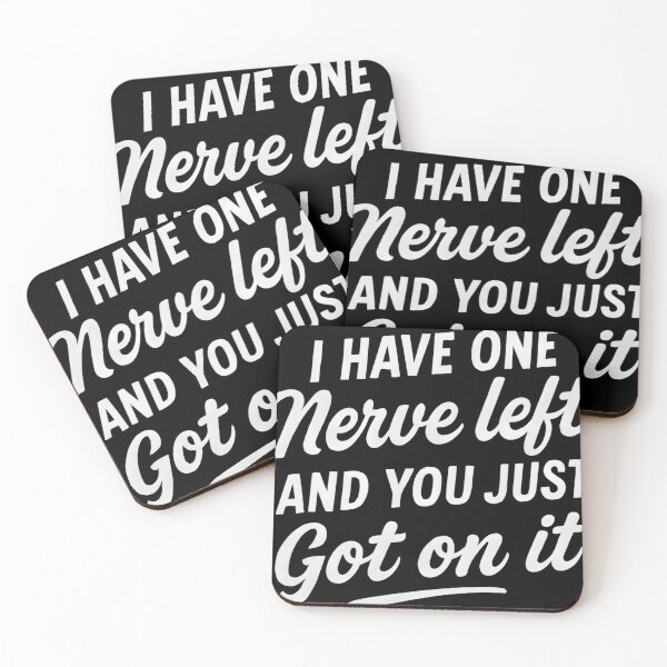 Item preview, One Nerve Left designed and sold by nosu-art-pod.