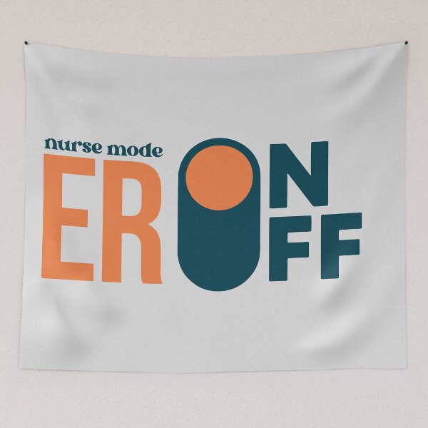 Item preview, ER Nurse Mode On — Emergency Room Nurse Gift | Nurses Week 2026 designed and sold by KiwyStudio.