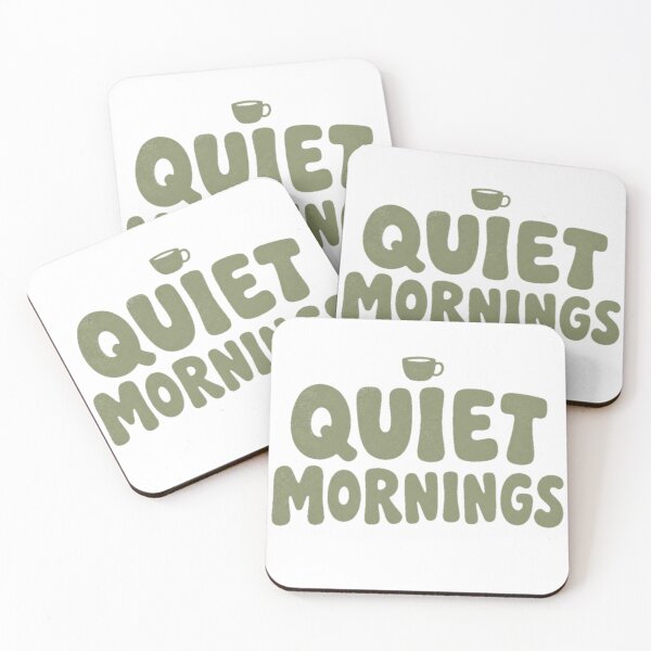 Item preview, Quiet Mornings Cozy Slow Living Aesthetic Print designed and sold by Notecrea.
