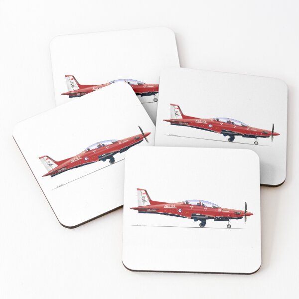 Item preview, PILATUS PC-21 A54-001 RAAF 2017 designed and sold by Grubby Fingers Aircraft Illustration.