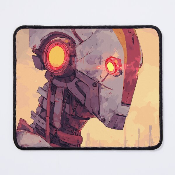 Item preview, Sunset Over the Scrapyard - Futuristic Android designed and sold by bapupa.