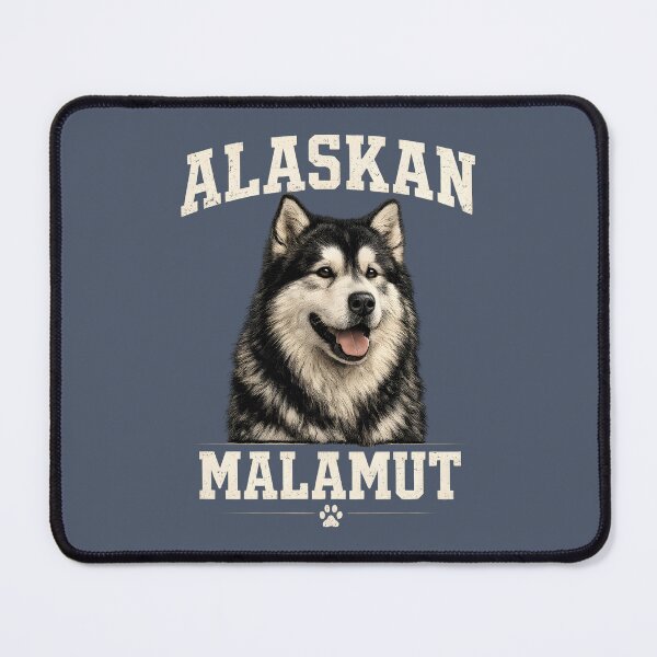 Item preview, Alaskan Malamute Vintage Dog Lover Design designed and sold by blankTeeShirt.