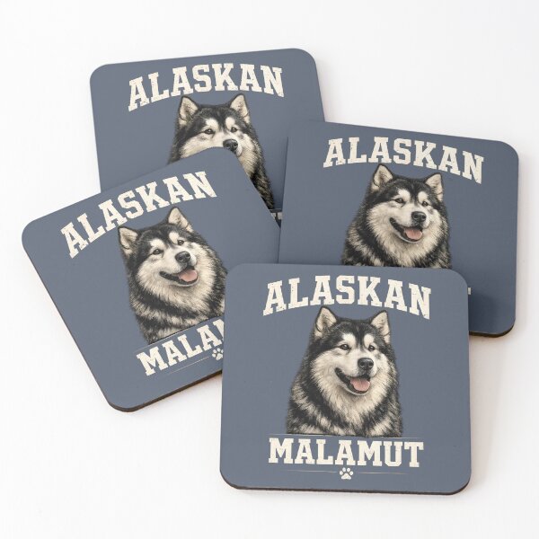 Item preview, Alaskan Malamute Vintage Dog Lover Design designed and sold by blankTeeShirt.