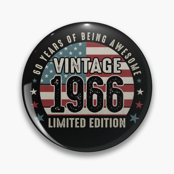 Item preview, Vintage 1966, 60th Birthday Retro Gift Distressed Design Funny designed and sold by FernaRoje.