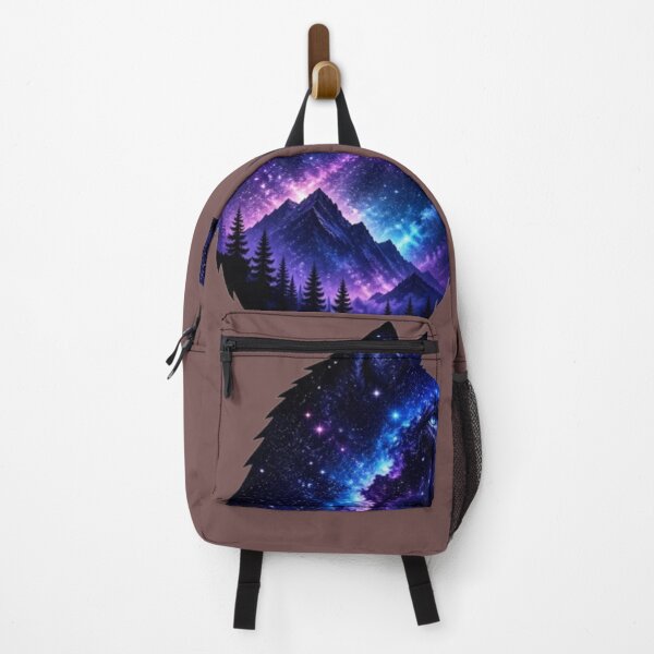 Item preview, Galaxy Wolf Nebula Double Exposure Space Design designed and sold by GRYFFWEAR.
