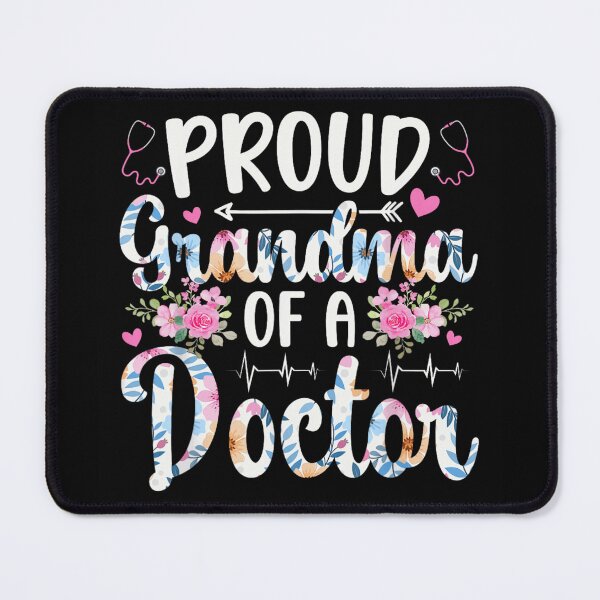 Item preview, Proud Grandma of a Doctor Floral Stethoscope Medical Graduation Grandmother Gift Idea designed and sold by StanaLuis.