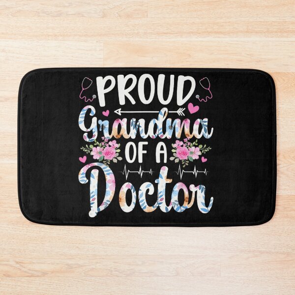 Item preview, Proud Grandma of a Doctor Floral Stethoscope Medical Graduation Grandmother Gift Idea designed and sold by StanaLuis.