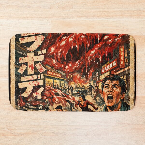 Item preview, The Blob 1958 Kaiju Poster Style designed and sold by Retr0Tshirts.