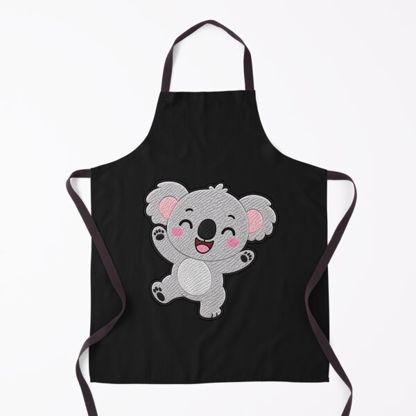 Artikelvorschau, Stickaufnäher „Tanzender Koala“ | Niedliches Kawaii-Koala-Design entworfen und verkauft von ColorSplash123.