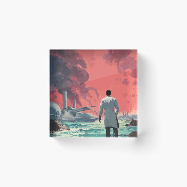 Item preview, The Burning Shores of Venus - Pulp Sci-Fi designed and sold by bapupa.