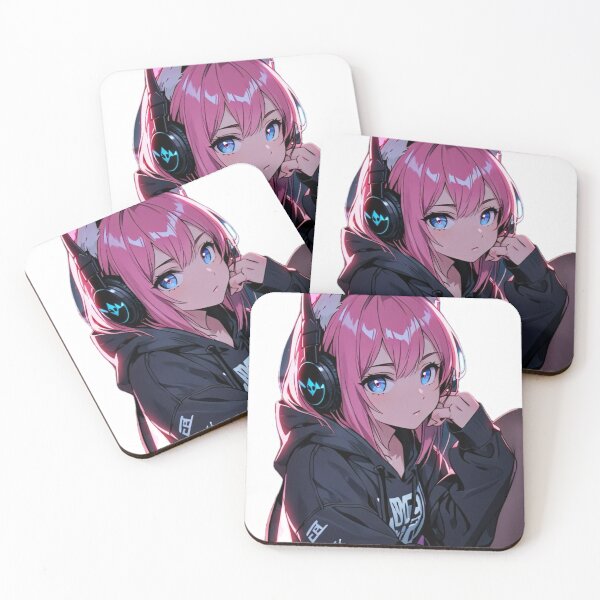 Item preview, Glowing Anime Gamer Girl | Cyberpunk Waifu Design designed and sold by AnimDream .