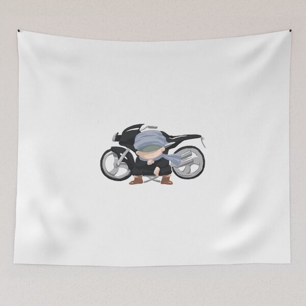 Item preview, Ging Freecss Motorcycle Rider Chibi designed and sold by LesageSecond.