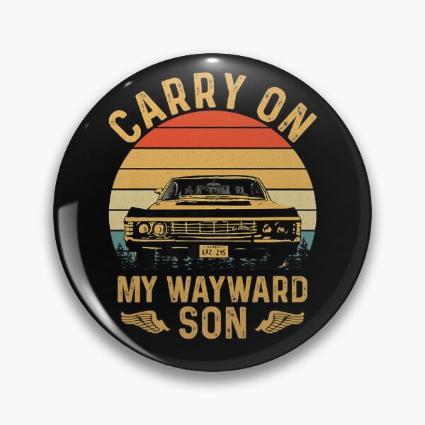 Item preview, Vintage Carry On My Wayward Son Supernatural designed and sold by EdificaturasArt.