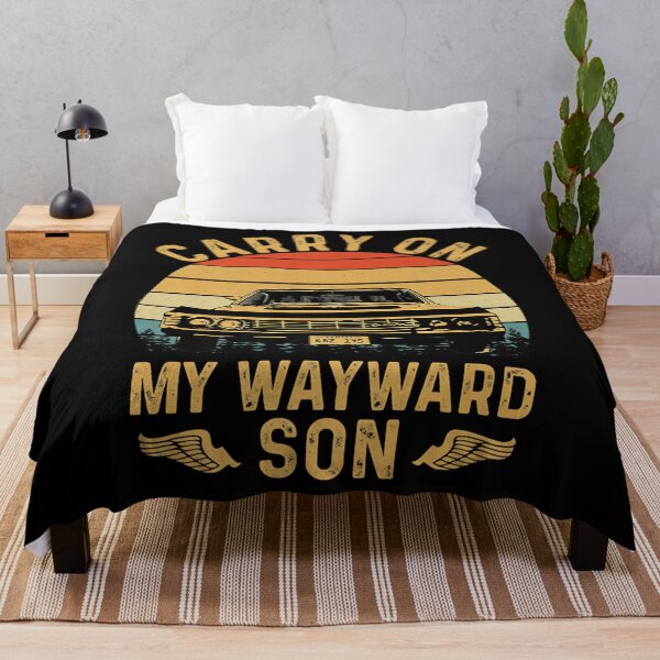 Item preview, Vintage Carry On My Wayward Son Supernatural designed and sold by EdificaturasArt.