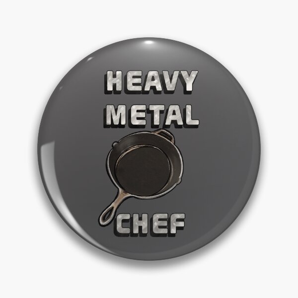 Item preview, Heavy Metal Chef Cast Iron Cooking - Vintage Kitchen Culinary Music designed and sold by Artonmytee.