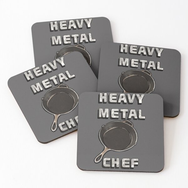 Item preview, Heavy Metal Chef Cast Iron Cooking - Vintage Kitchen Culinary Music designed and sold by Artonmytee.