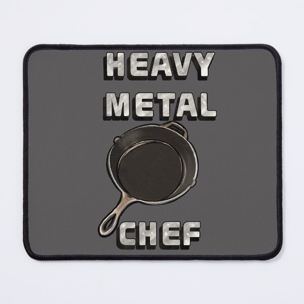 Item preview, Heavy Metal Chef Cast Iron Cooking - Vintage Kitchen Culinary Music designed and sold by Artonmytee.