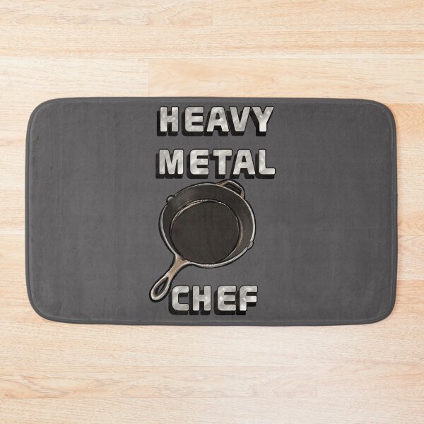 Item preview, Heavy Metal Chef Cast Iron Cooking - Vintage Kitchen Culinary Music designed and sold by Artonmytee.
