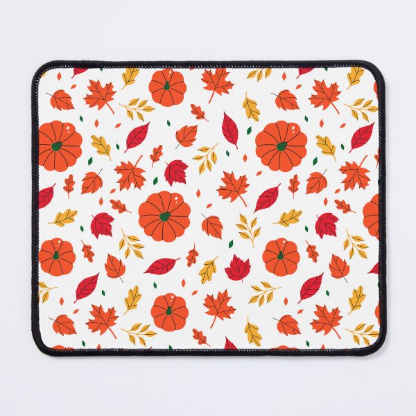 Item preview, pumpkins and autumn leaves designed and sold by burbura.