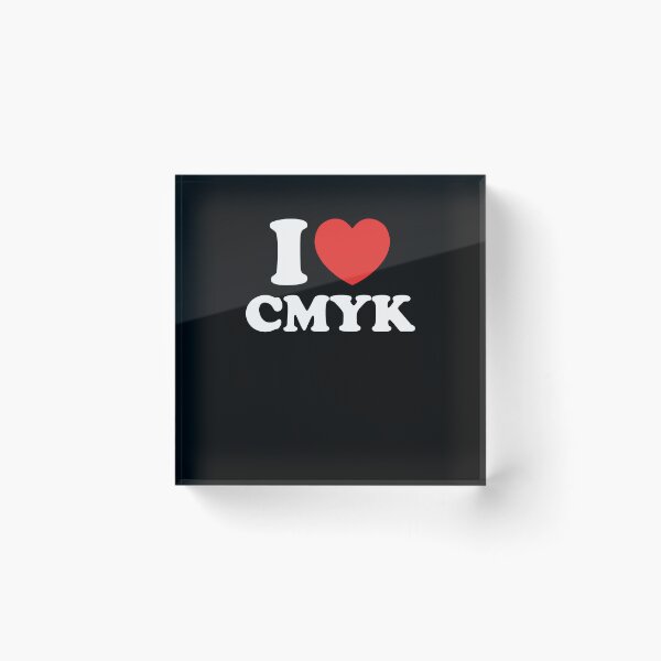 Item preview, I Love CMYK designed and sold by shitpostee.