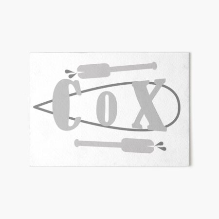 Cox Board Oars Art Board Print