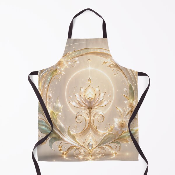 Item preview, Ethereal Floral Circle Light Design | Luxury Leaf & Flower Fantasy Art designed and sold by Sticleg.