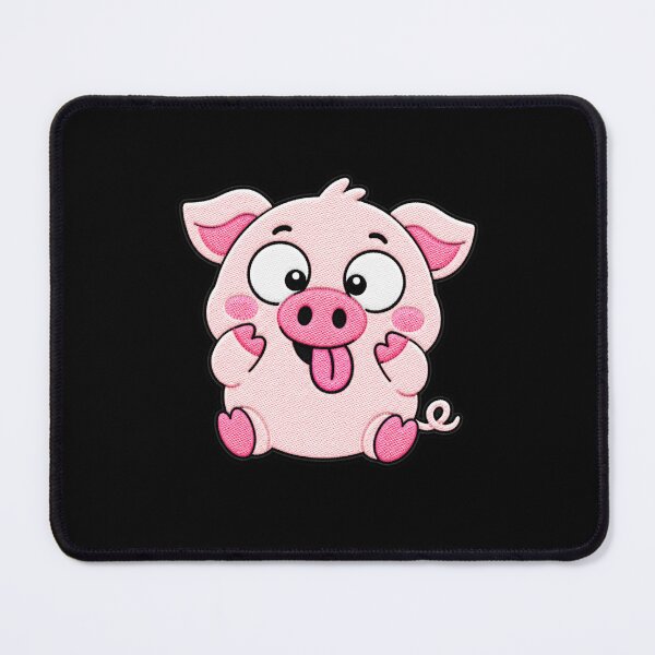 Item preview, Silly Pig Embroidery Patch | Cute Kawaii Pig Design designed and sold by ColorSplash123.