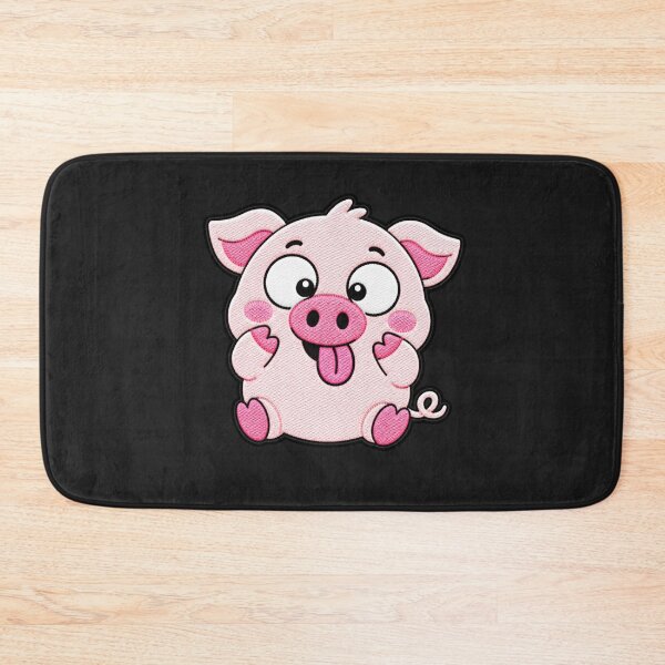 Item preview, Silly Pig Embroidery Patch | Cute Kawaii Pig Design designed and sold by ColorSplash123.