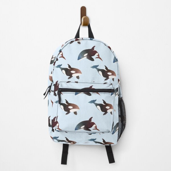 Item preview, Orca Pair Illustration | Minimal Killer Whale Art | Ocean Life Design designed and sold by noinudee.