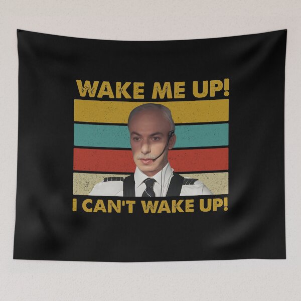 Item preview, Vintage Nathan Fielder Wake Me Up! I Can’t Wake Up Meme designed and sold by EdificaturasArt.